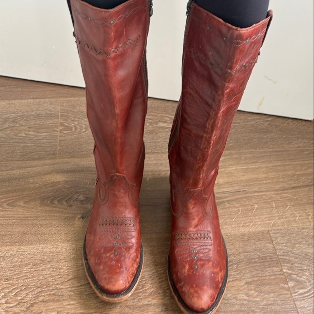 Leddy’s Ranch - Authentic Leather Cowgirl Boots - Made in Mexico